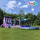 большая надувная водная горка